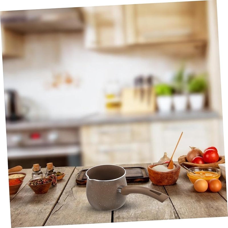 STOBAZA إبريق شاي خفيف للفرن، قدر صغير للحليب والصلصة، مقبض مقاوم للحرارة، غلاية شاي - Image 4